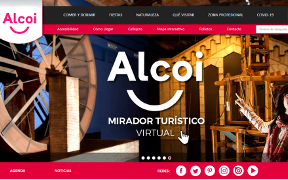 Dielmo 3D presenta el mirador turístico digital de Alcoy