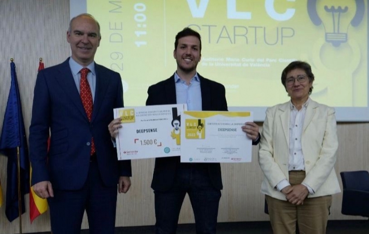 Deepsense gana el premio #VLCStartup de Parc Científic de la Universitat de València y Banco Santander.